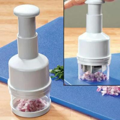 Manual Food Chopper – Fast & Easy Vegetable, Fruit, and Meat Cutter