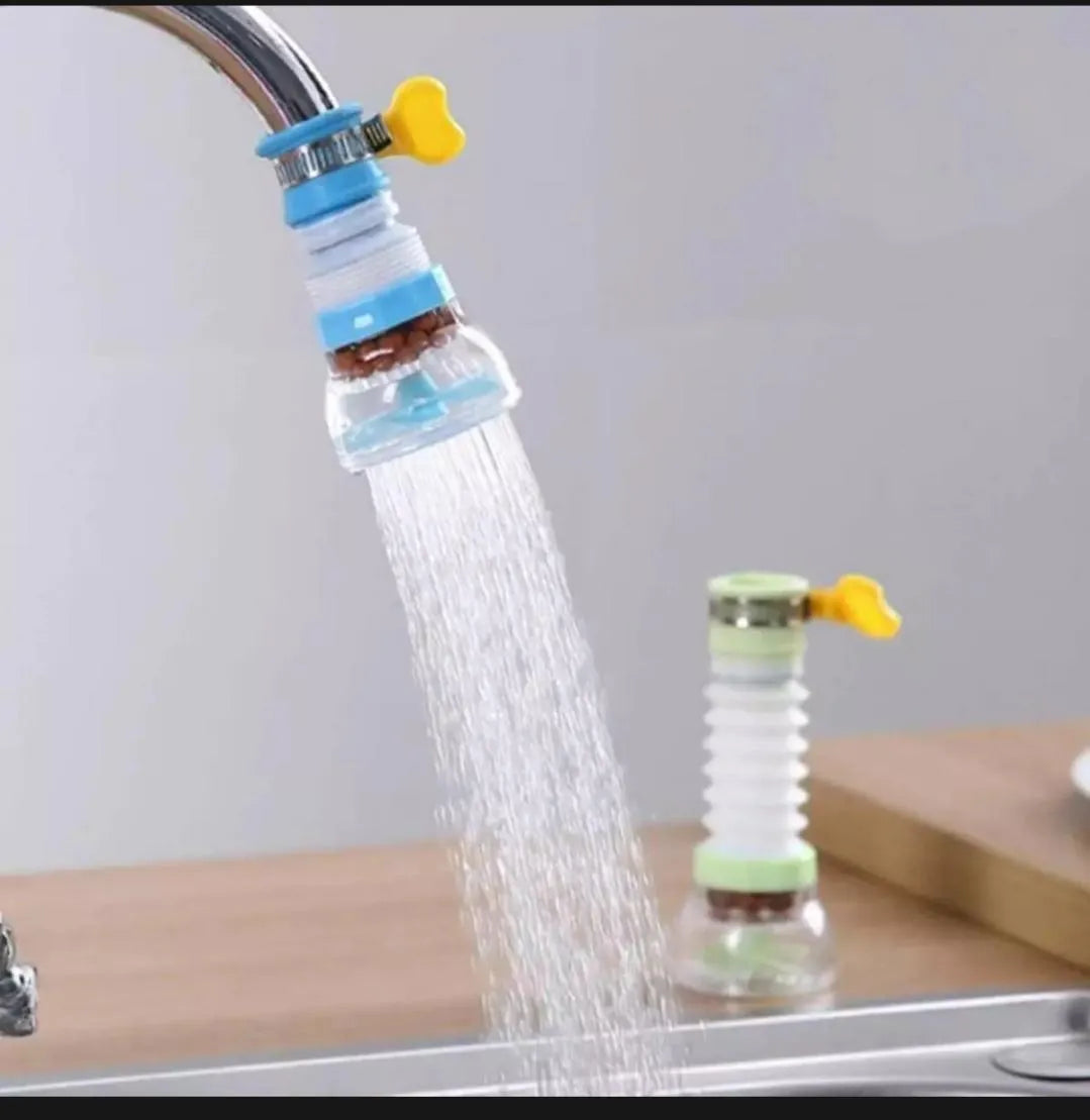 Fan Faucet 360° Water Saving Tap – Adjustable Rotating Splash Filter Nozzle