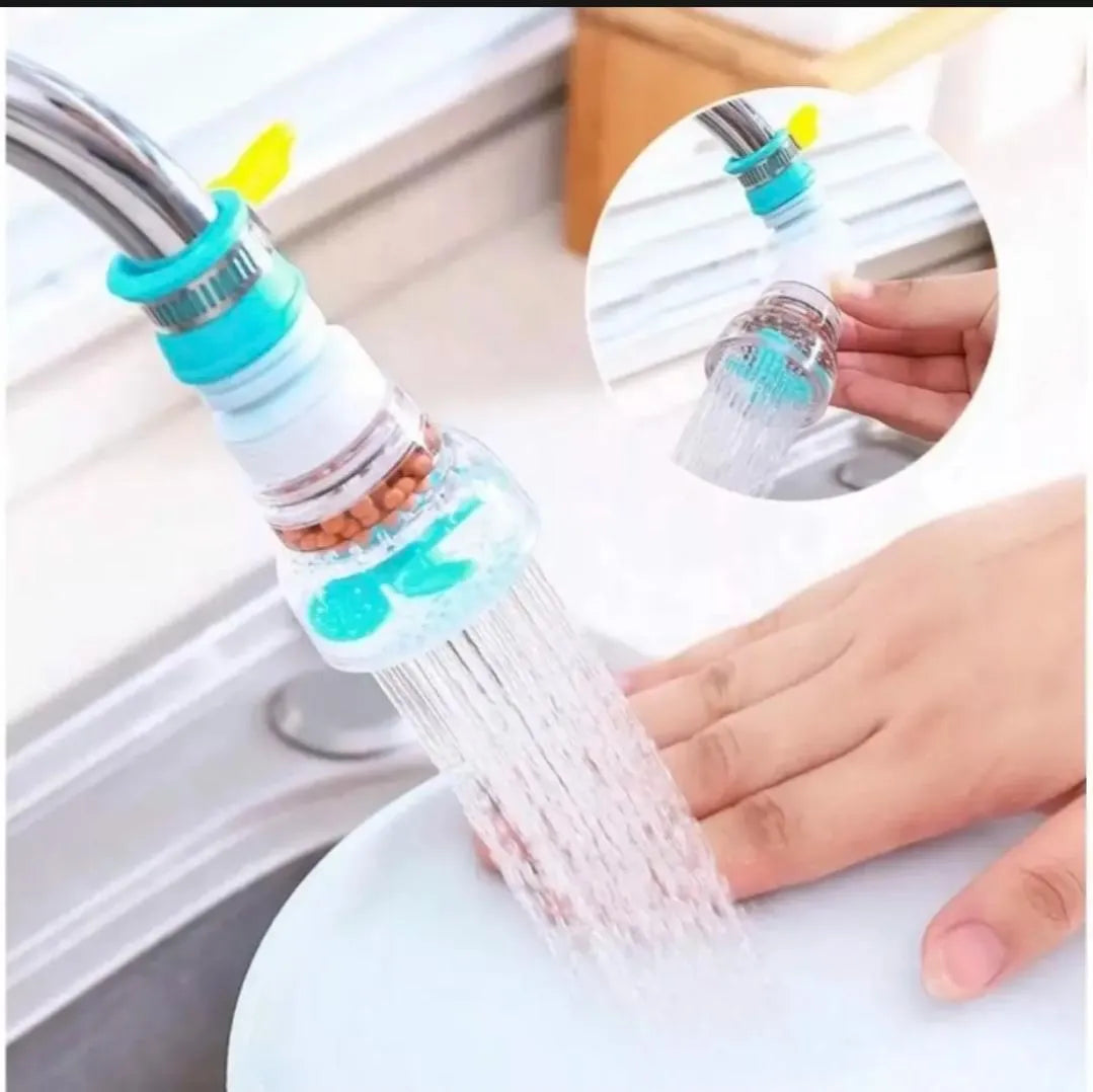 Fan Faucet 360° Water Saving Tap – Adjustable Rotating Splash Filter Nozzle