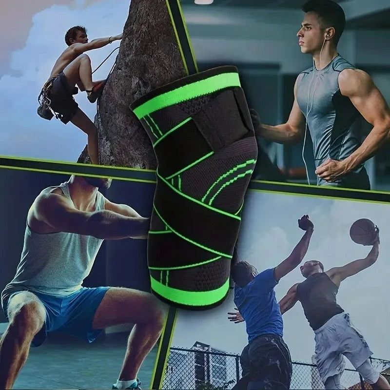 3D Weaving Knee Support Band – Breathable Compression Brace for Pain Relief & Sports Protection