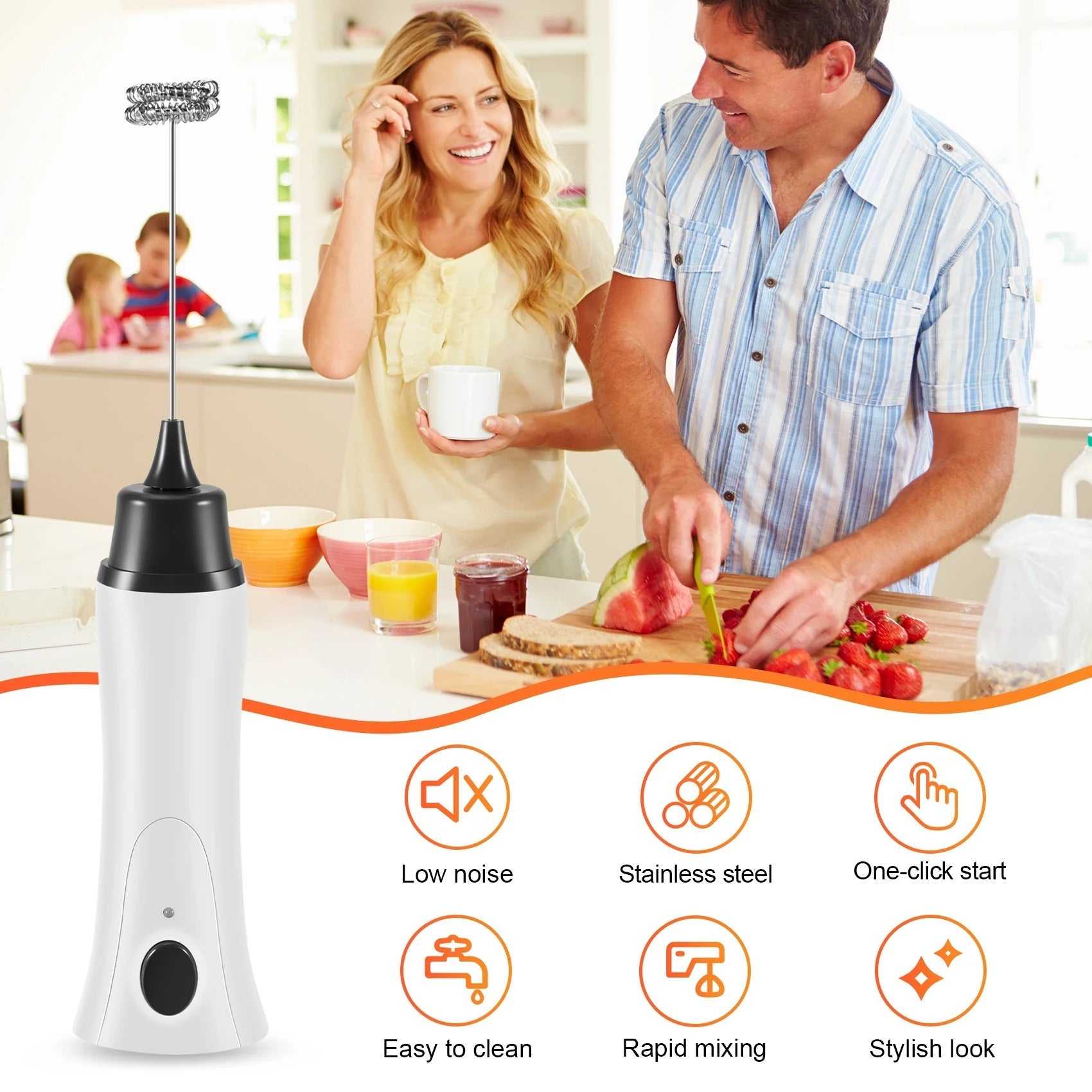 Coffee Beater – Handheld Milk Frother & Mixer