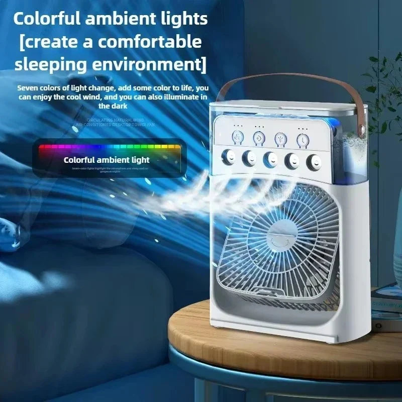 Mini Portable Air Conditioner & AC Fan – Personal Cooling Fan for Office & Room