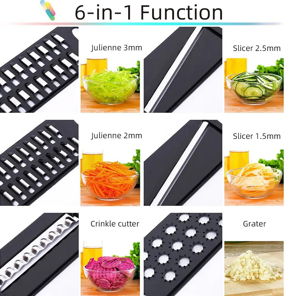 10 in 1 Mandoline Slicer – Multifunctional Vegetable & Fruit Cutter