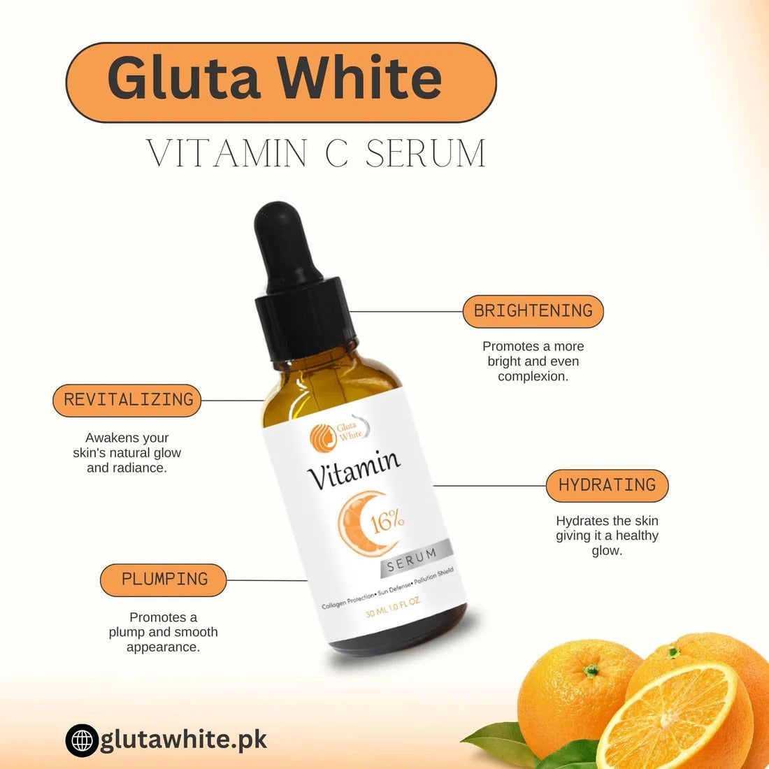“Vitamin C Face Serum | Glowing, Bright & Even Skin Tone”