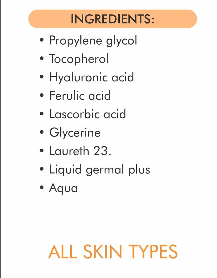 “Vitamin C Face Serum | Glowing, Bright & Even Skin Tone”