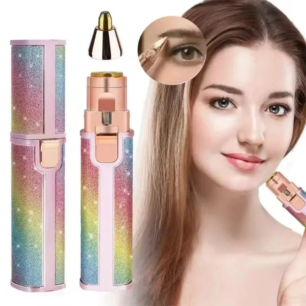 2 In 1 Rechargeable Electric Eyebrow Trimmer + Body Facial Hair Removal