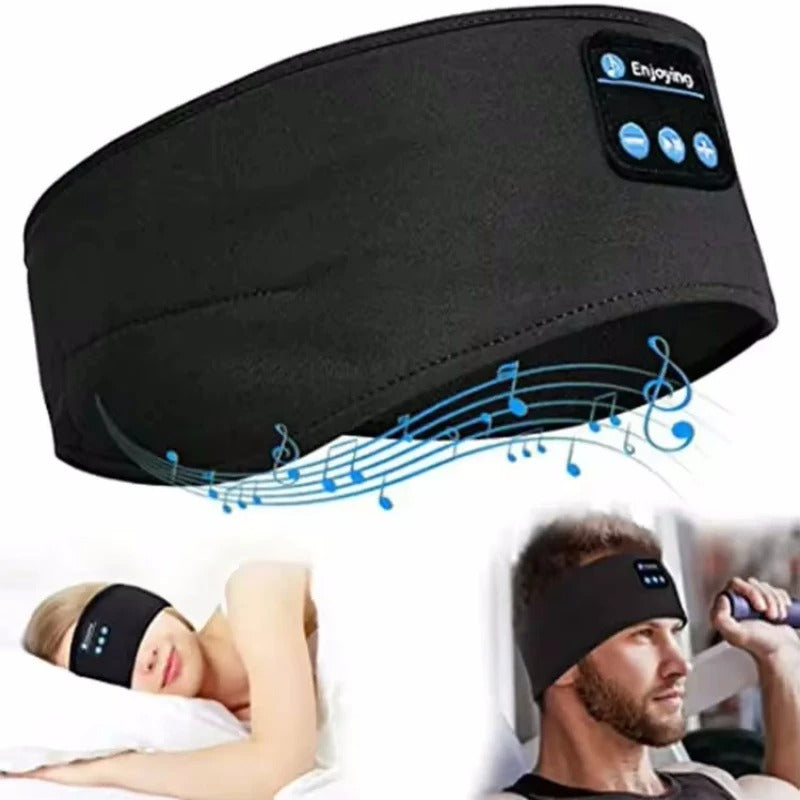 Bluetooth Sleeping Headphones with Eye Mask – Wireless Music Sleep Headband for Relax & Comfort