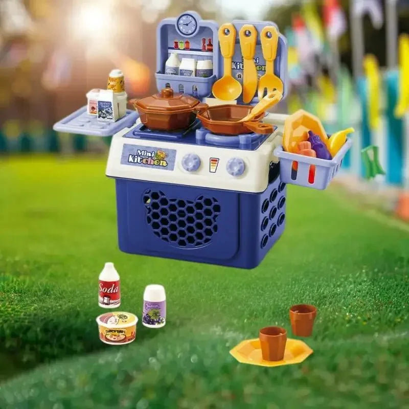 Kids Kitchen Set Simulation – Pretend Play Cooking Toy for Children