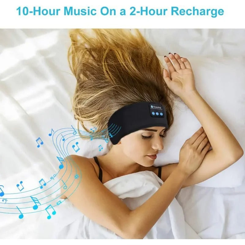 Bluetooth Sleeping Headphones with Eye Mask – Wireless Music Sleep Headband for Relax & Comfort