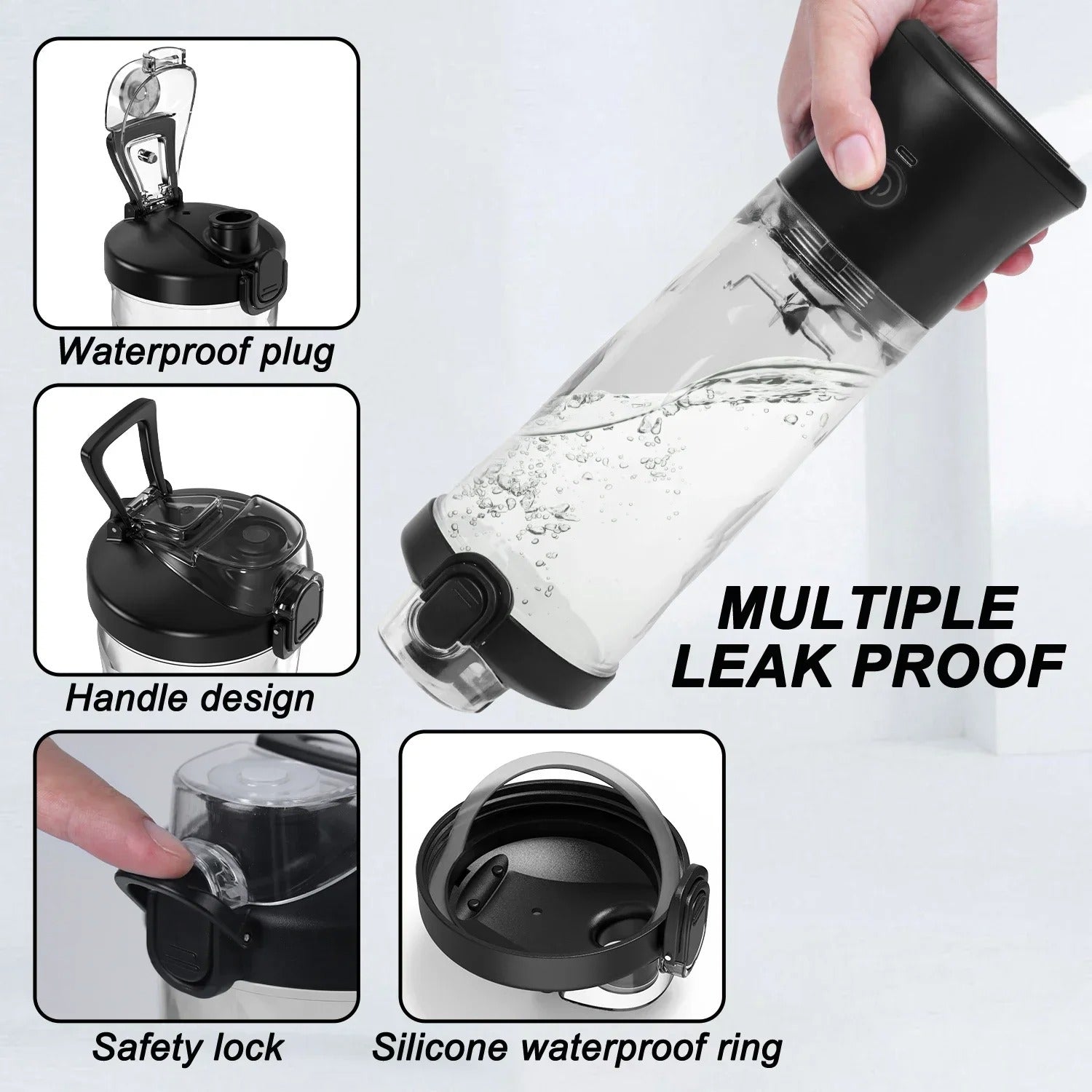 Electric Rechargeable Portable Water Bottle | USB Charging & Smart Hydration