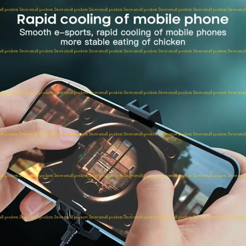 S-72 Portable Mobile Phone Cooling Fan with LED Light | USB Mini Fan for Smartphones