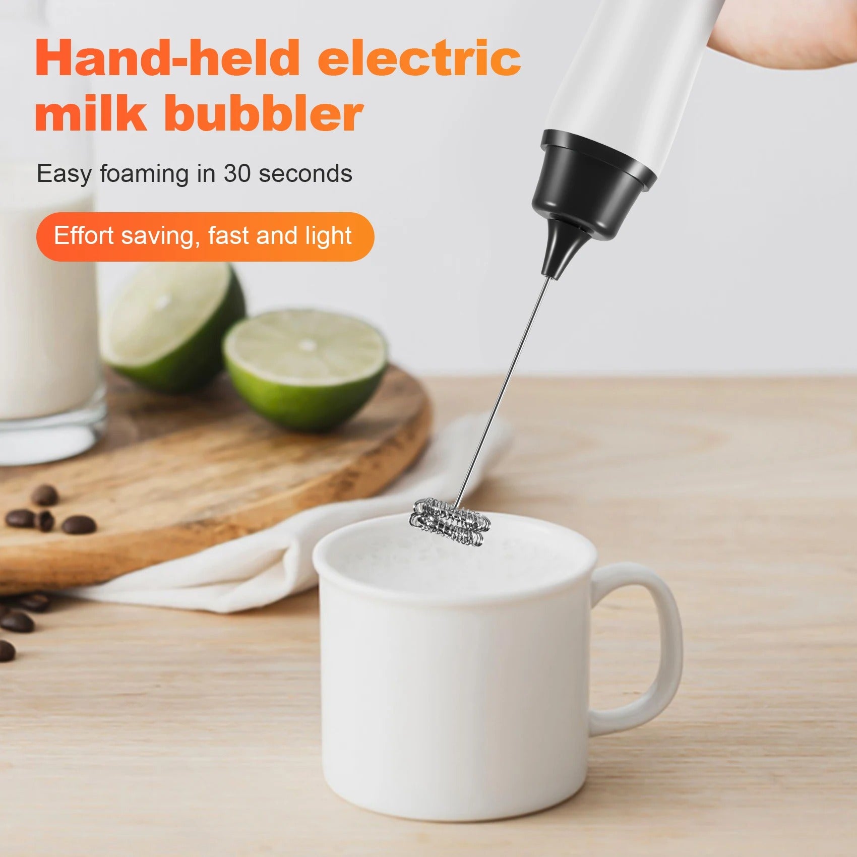 Coffee Beater – Handheld Milk Frother & Mixer