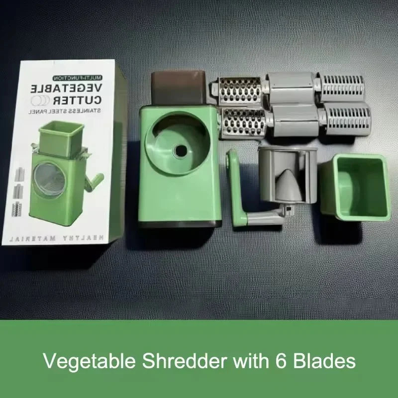 3 in 1 Manual Vegetable Slicer Roller – Multifunction Kitchen Cutter